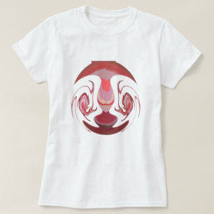 Maroon Majesty: Rustic Radiance Textured African Tee Shirt