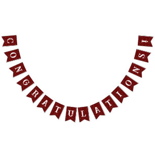 Maroon Matematiska Formler Examen Grattis Vimplar
