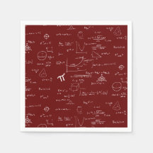 Maroon Math Equations Graphics Studenten