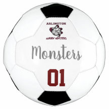 Maroon Monsters Ocer Ball