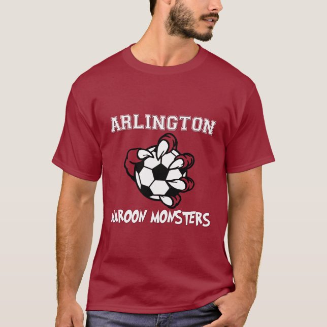 Maroon Monsters Vuxen Shirt T (Framsida)