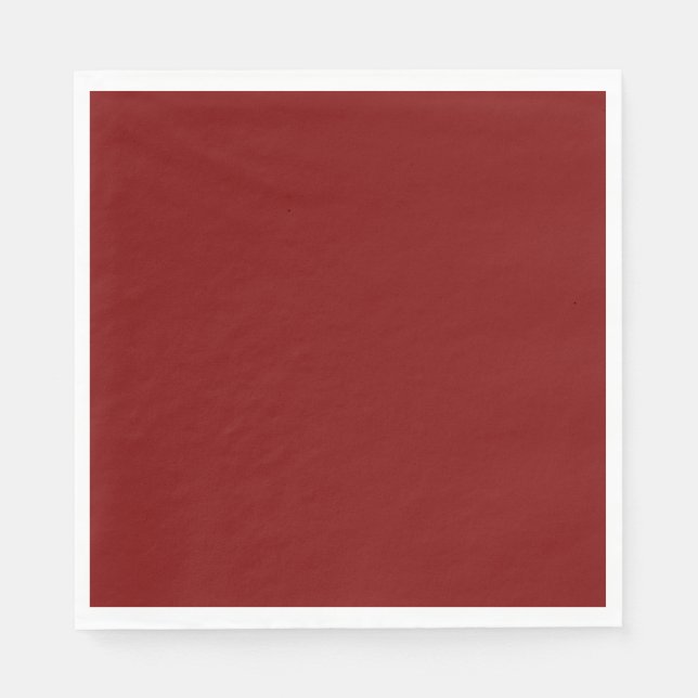 Maroon, mörkröd färg, pappersservett (Framsidan)