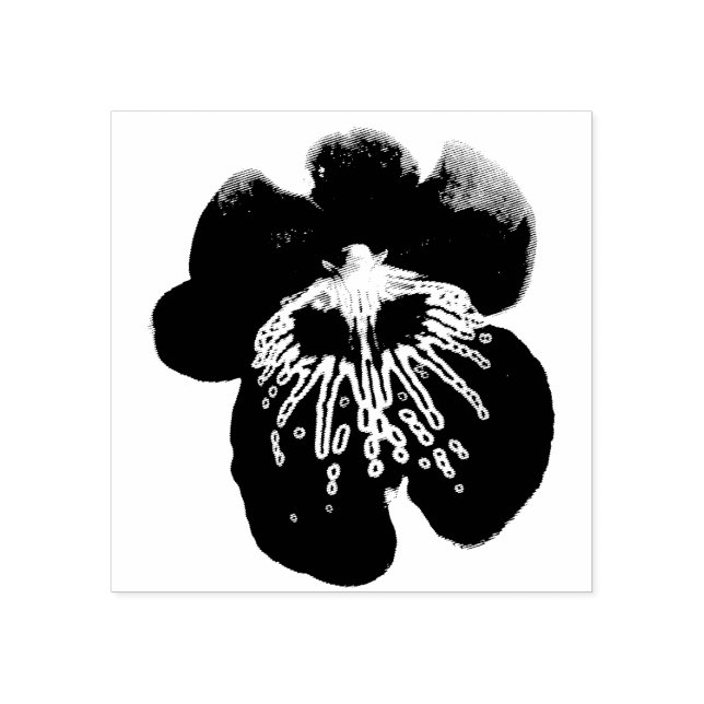 Maroon Orchids II Elegant Floral Stämpel (Tryck)