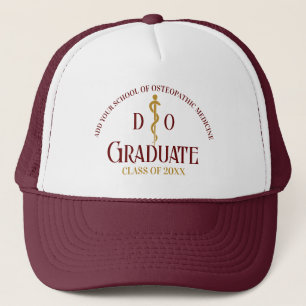 Maroon Osteopatic Medical School Studenten Keps