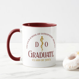 Maroon Osteopatic Medical School Studenten Mugg