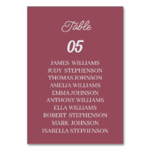 Maroon Personligt bröllp