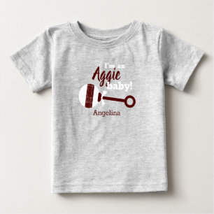 Maroon Play Aggie Baby T-Shirt