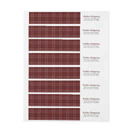 Maroon Play Aggies Wrap Around Label Etikettband