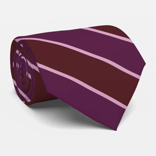 Maroon Red, Magenta And Pink Diagonal Stripes  Slips (Rullad)