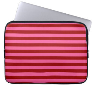 Maroon Red Rosa Rand Design Laptop Fodral