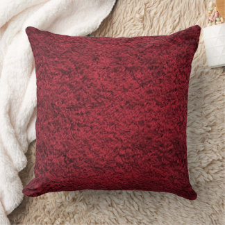 Maroon Red Wool Design modern Kudde