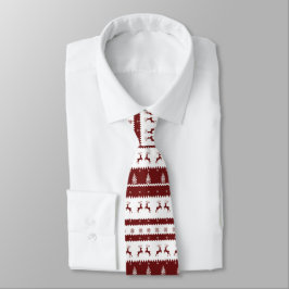 Maroon Reindeer Rand jul Mönster Slips