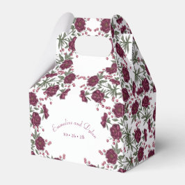 Maroon Rose Wedding Presentaskar