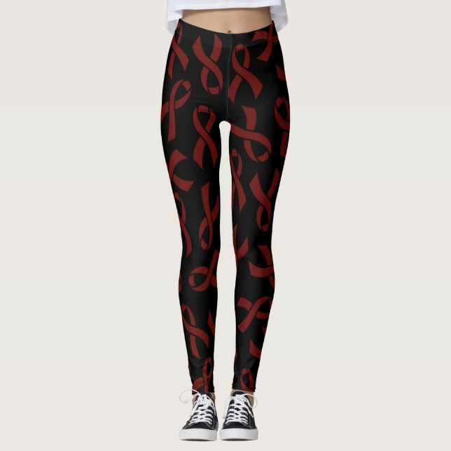 Maroon Rosett band...APS Leggings (Framsida)