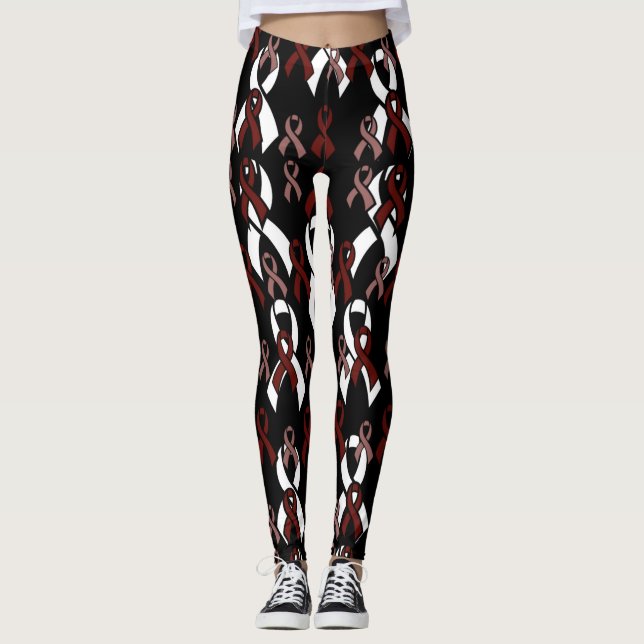 Maroon Rosett band...APS Leggings (Framsida)