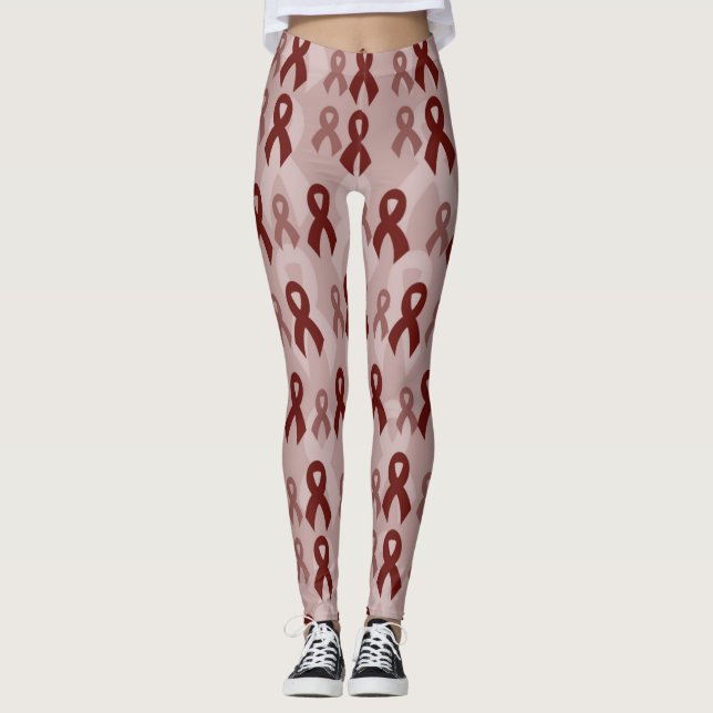 Maroon Rosett band...APS Leggings (Framsida)