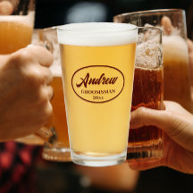 Maroon Stylized Bröllop Groomsman