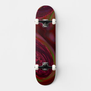 Maroon Wave Skateboard Bräda 21,5 Cm