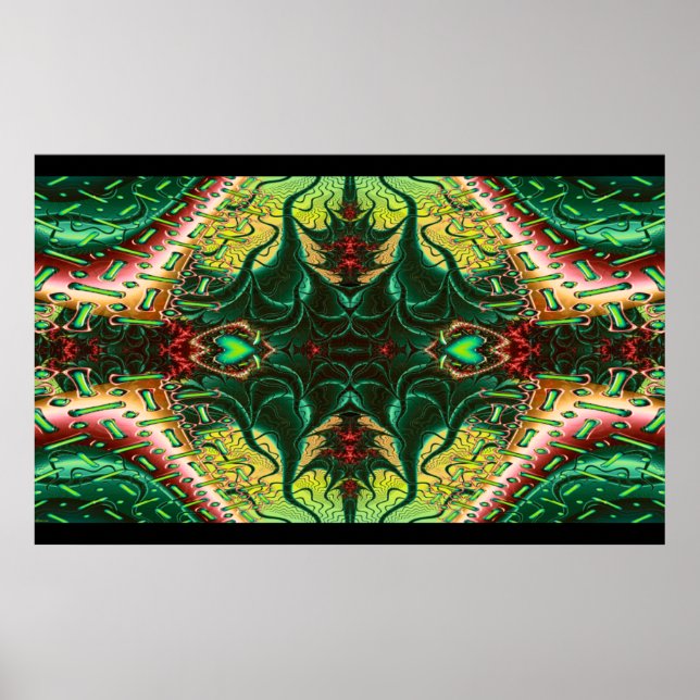 Marooned Symetrical 3D Fractal Poster (Framsidan)