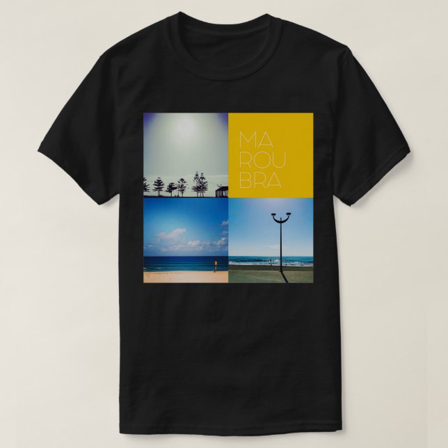 Maroubra Beach T Shirt (Design framsida)