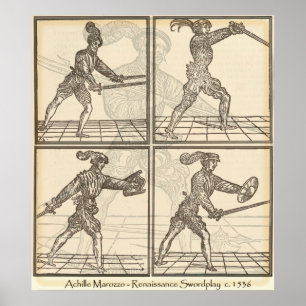 Marozzo Swordplayaffisch Poster