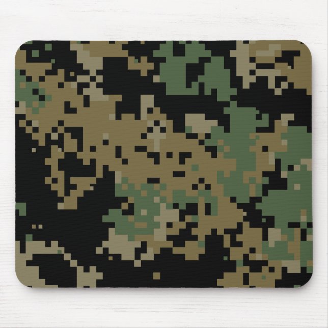 MARPAT-skogsmark Mousepad Musmatta (Framsidan)