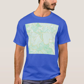 Marpled Kintsugi Sage T Shirt