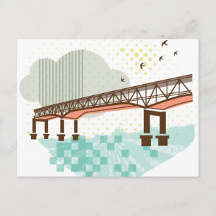 Marquam Bridge Portland vykort