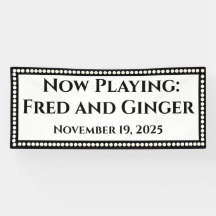 Marquee Bröllop Banner