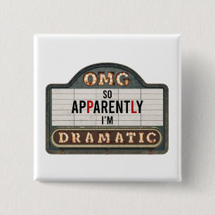 Marquee Cinema Sign, så jag är tydligen dramatisk Knapp