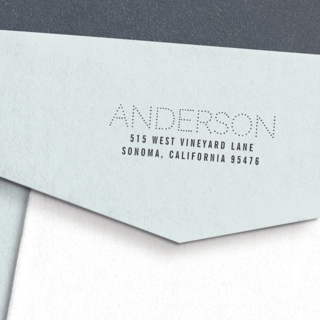 Marquee Ljus Returadress Självfärgande Stämpel (Skapare uppladdad)