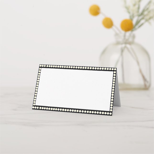 Marquee Stil Bord-kort Placeringskort (Framsida)