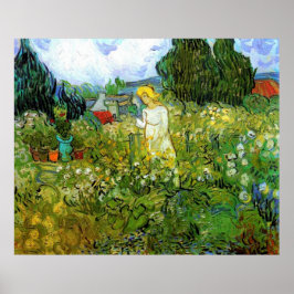 Marquerite Gachet i Garden, Vincent van Gogh Poster