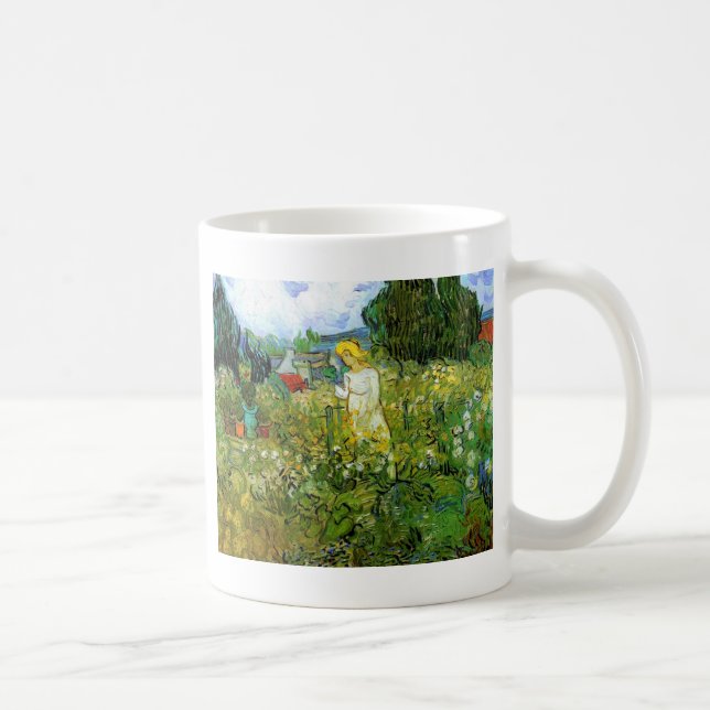 Marquerite Gachet i trädgården, Vincent van Gogh. Kaffemugg (Höger)