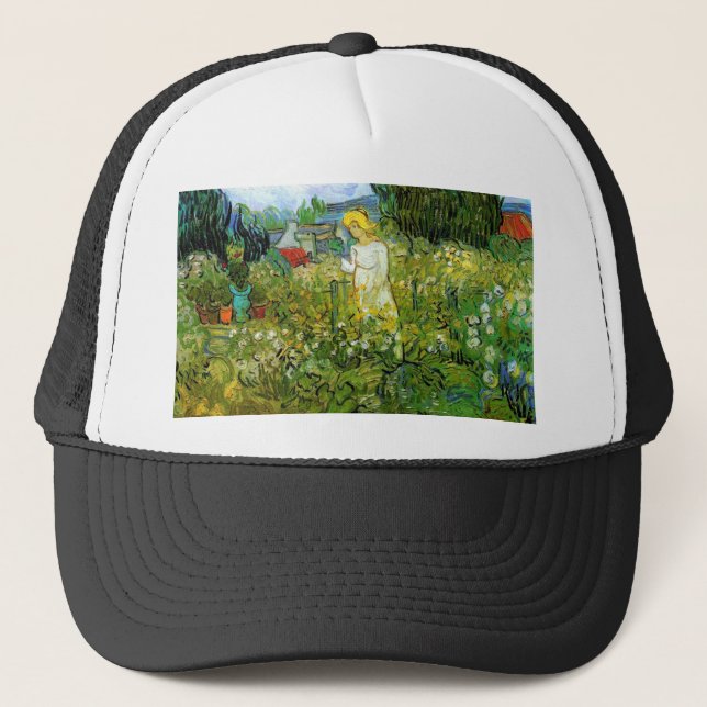 Marquerite Gachet i trädgården, Vincent van Gogh. Keps (Framsida)