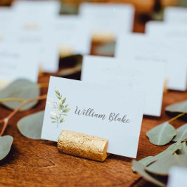 Marques ställen Mariage thème Eucalyptus, Champêtr Kort