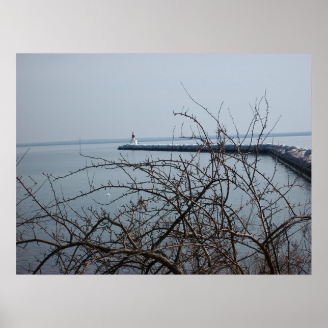 Marquette Breakwall Photo Poster (Framsidan)