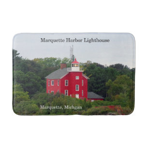 Marquette Harbour Lighthouse badmat Badrumsmatta