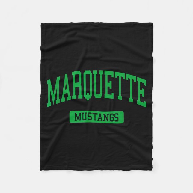 Marquette high school hs chesterfield mo varsity fleecefilt (Framsidan)