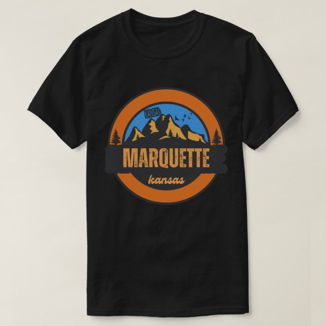 Marquette, Kansas T Shirt (Design framsida)