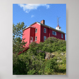 Marquette Lighthouse (alias Big Red) Poster