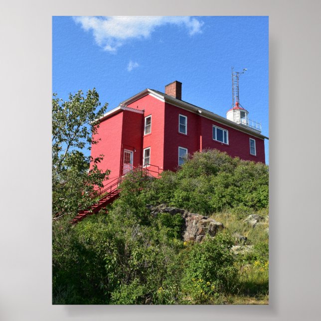 Marquette Lighthouse (alias Big Red) Poster (Framsidan)