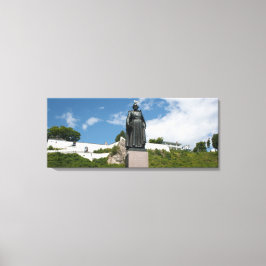 Marquette Statue, Mackinac Island, Michigan Canvastryck