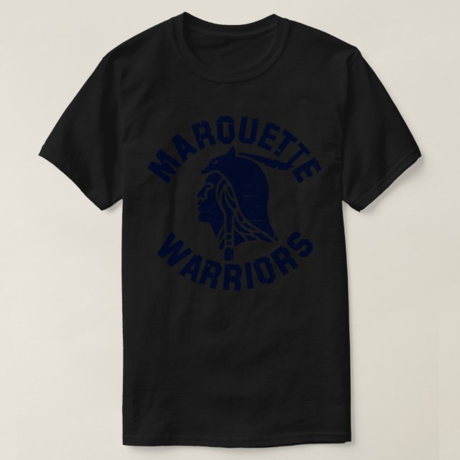 Marquette Warriors Navy T Shirt (Design framsida)