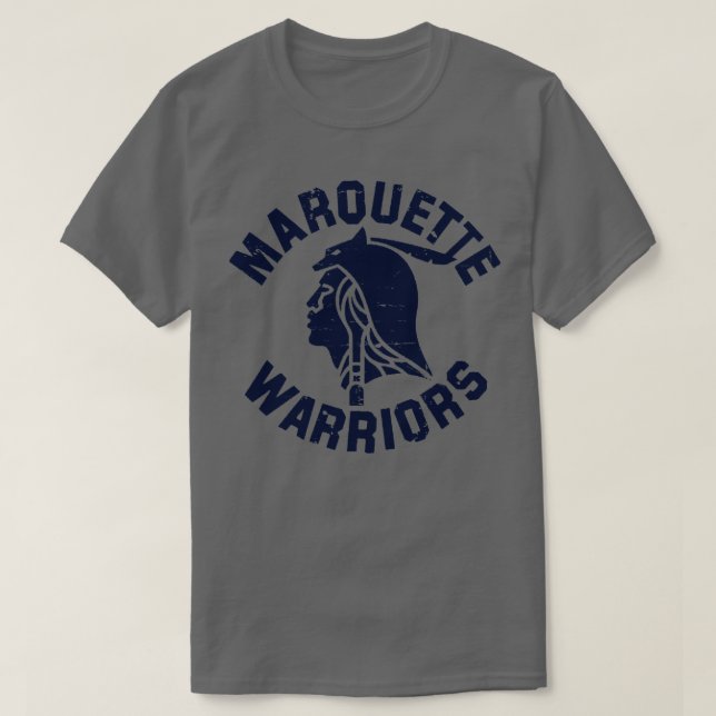 Marquette Warriors Navy TShirt T Shirt (Design framsida)