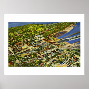 Marquettevin, Michiganvykort Poster