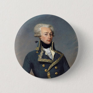 Marquis de Lafayette Button - Classic Porträtt Knapp