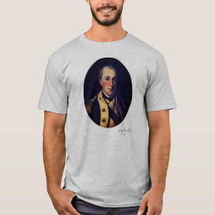 Marquis de Lafayette (namnteckning på nedre kant) T Shirt