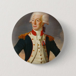 Marquis De Lafayette Porträtt Knapp