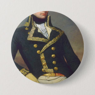 Marquis De Lafayette Porträtt Knapp